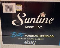 Vintage Sunline Model 15-7 Retractable Clothesline Wall Mount Brand New Orig Box