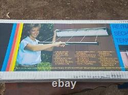 Vintage Sunline Model 15-7 Retractable Clothesline Wall Mount New FREE SHIPPING