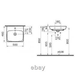 Vitra M Line 1th 600mm Countertop Basin 5662B003-0973