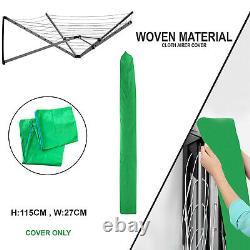 Wall Mount Cloth Airer Cover Fit with Zip Washing Line Drying Cover Only