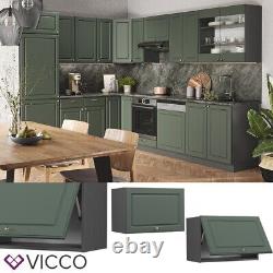 Wall cabinet flat kitchen cabinet kitchen Fame-Line 60 cm cottage green Vicco