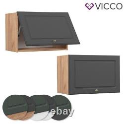 Wall cabinet flat kitchen wall cabinet Fame-Line 60 cm cottage anthracite Vicco