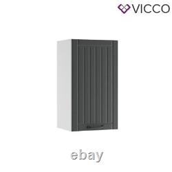 Wall cabinet kitchen cabinet kitchen unit Fame-Line white grey 40 cm Vicco