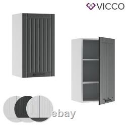 Wall cabinet kitchen cabinet kitchen unit Fame-Line white grey 40 cm Vicco