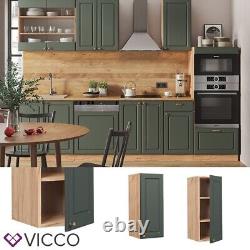 Wall cabinet kitchen wall cabinet kitchen Fame-Line 30 cm cottage green Vicco