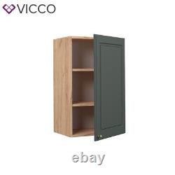 Wall cabinet kitchen wall cabinet kitchen Fame-Line 45 cm cottage green Vicco