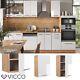 Wall cabinet kitchen wall cabinet kitchen Fame-Line 45 cm oak white Vicco