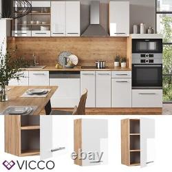 Wall cabinet kitchen wall cabinet kitchen Fame-Line 45 cm oak white Vicco