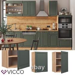 Wall cabinet kitchen wall cabinet kitchen Fame-Line 50 cm cottage green Vicco