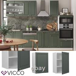 Wall cabinet kitchen wall cabinet kitchen Fame-Line 50 cm cottage green Vicco