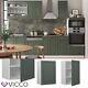 Wall cabinet kitchen wall cabinet kitchen Fame-Line 50 cm cottage green Vicco