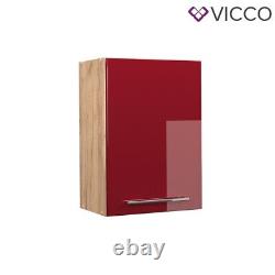 Wall cabinet kitchen wall cabinet kitchen Fame-Line 50 cm oak bordeaux Vicco