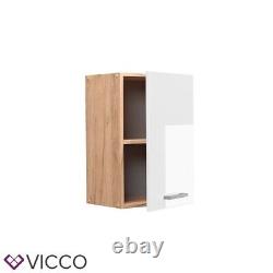 Wall cabinet kitchen wall cabinet modular kitchen R-Line 40 cm oak white Vicco