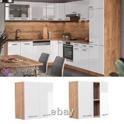 Wall cabinet kitchen wall cabinet modular kitchen R-Line 60 cm oak white Vicco