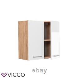 Wall cabinet kitchen wall cabinet modular kitchen R-Line 60 cm oak white Vicco