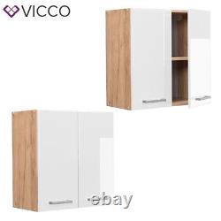 Wall cabinet kitchen wall cabinet modular kitchen R-Line 60 cm oak white Vicco