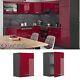 Wall cabinet storage modern kitchen cabinet R-Line 45 cm anthracite red Vicco