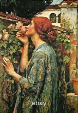 Waterhouse Soul Of The Rose, 99cm X 71cm Lined Belgian Tapestry Wall Hanging