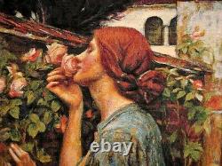 Waterhouse Soul Of The Rose, 99cm X 71cm Lined Belgian Tapestry Wall Hanging