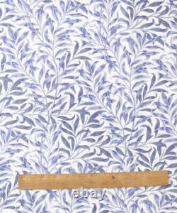 William Morris Roman Blind Made With Willow Bough Major Blue Fabric