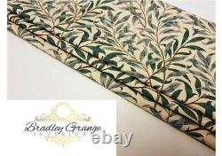 William Morris Roman Blind Made With Willow Bough Minor Green Fabric